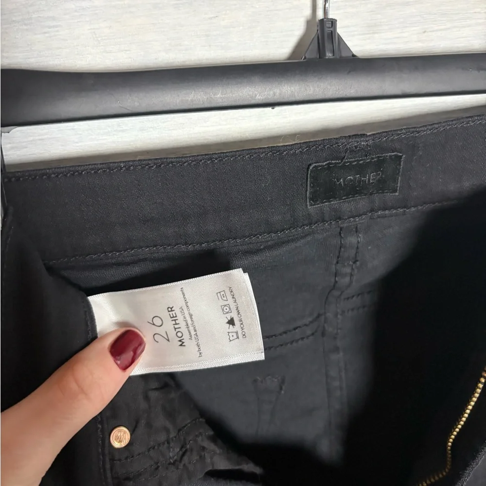 Mother Denim The Stunner Double Zip‎ Ankle Step Gray Not Guilty - Picture 7 of 10